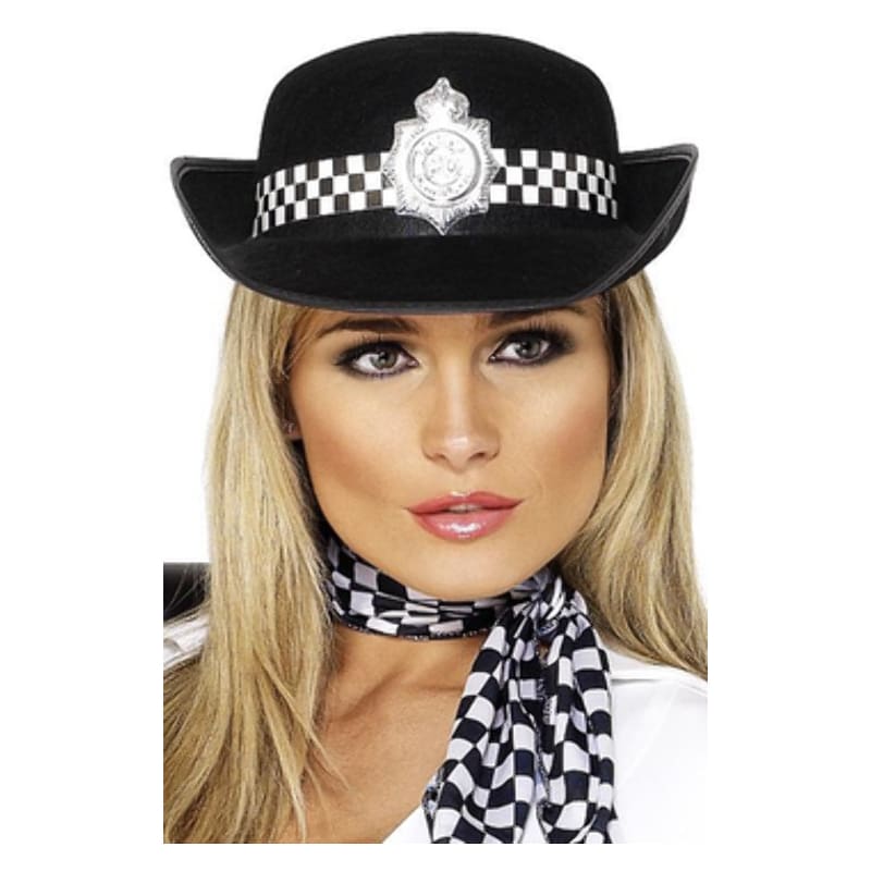 Hat Police Womens Black