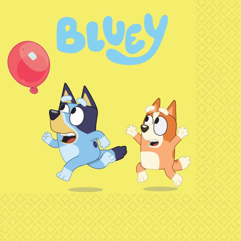 Bluey Lunch Napkins Pk16