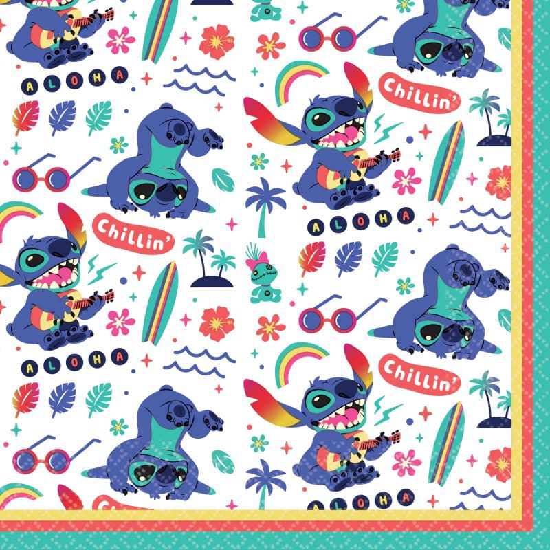 Stitch Lunch Napkins Pk16