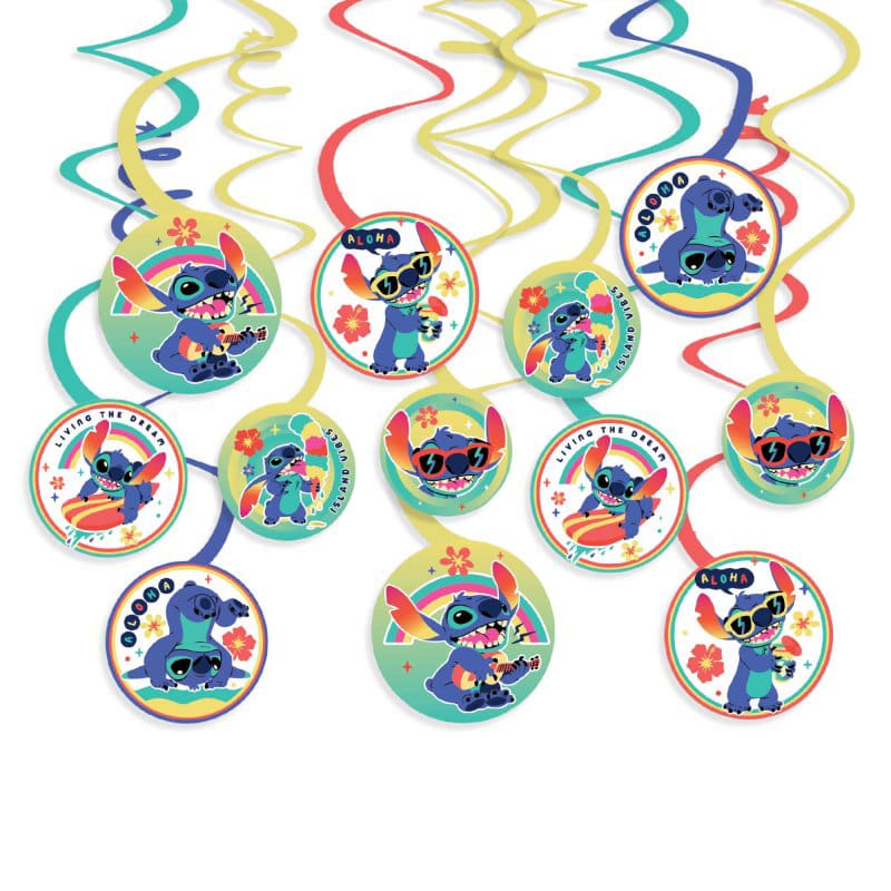 Stitch Hanging Swirls Pk12