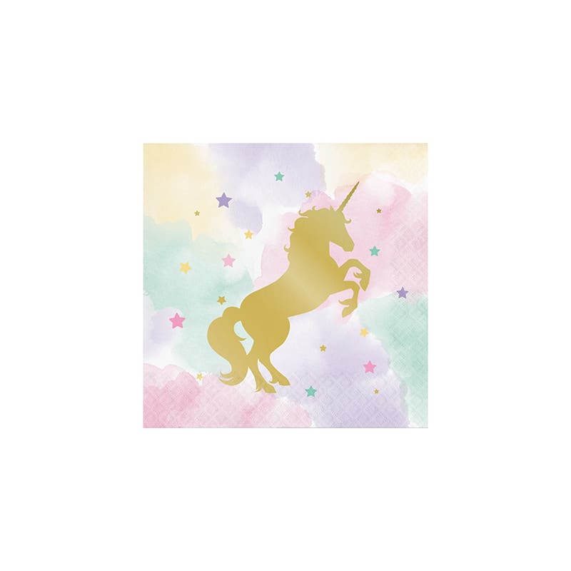 Unicorn Sparkle Lunch Napkins Pk16