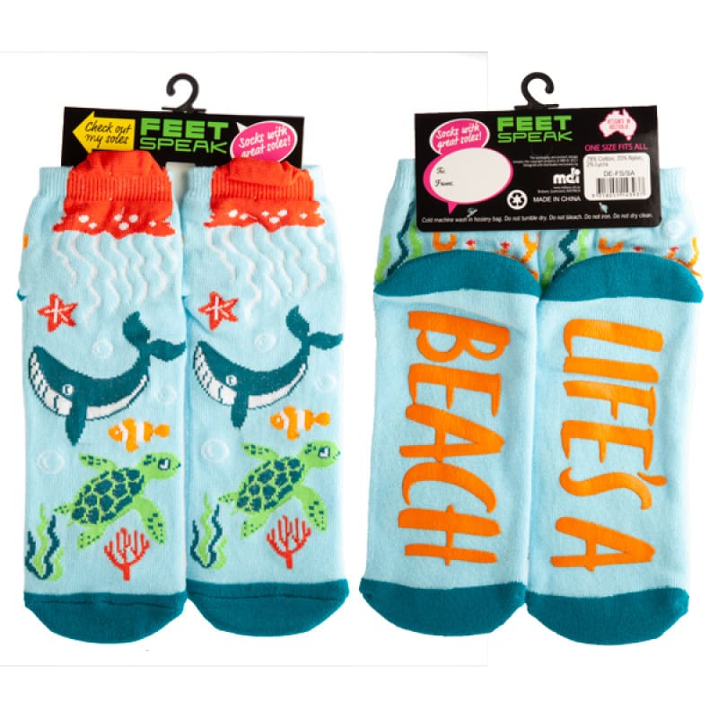Socks Feet Speak Ocean Life