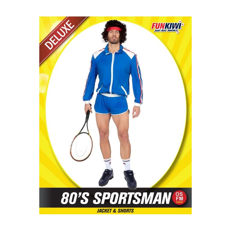 Costume Adult Sportsman Blue