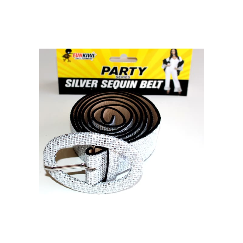 Belt Silver Sequin
