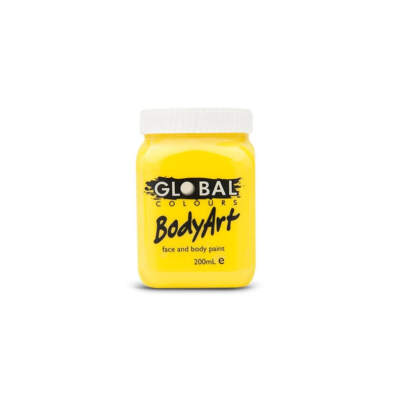 Face Paint 200ml Yellow Global