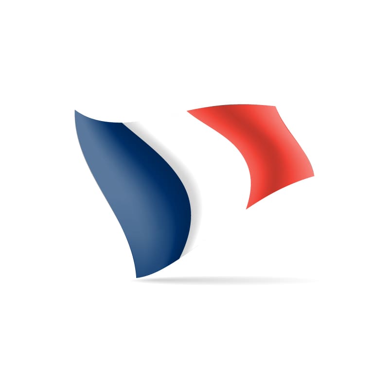 Desk Flag France 10cm x 15cm