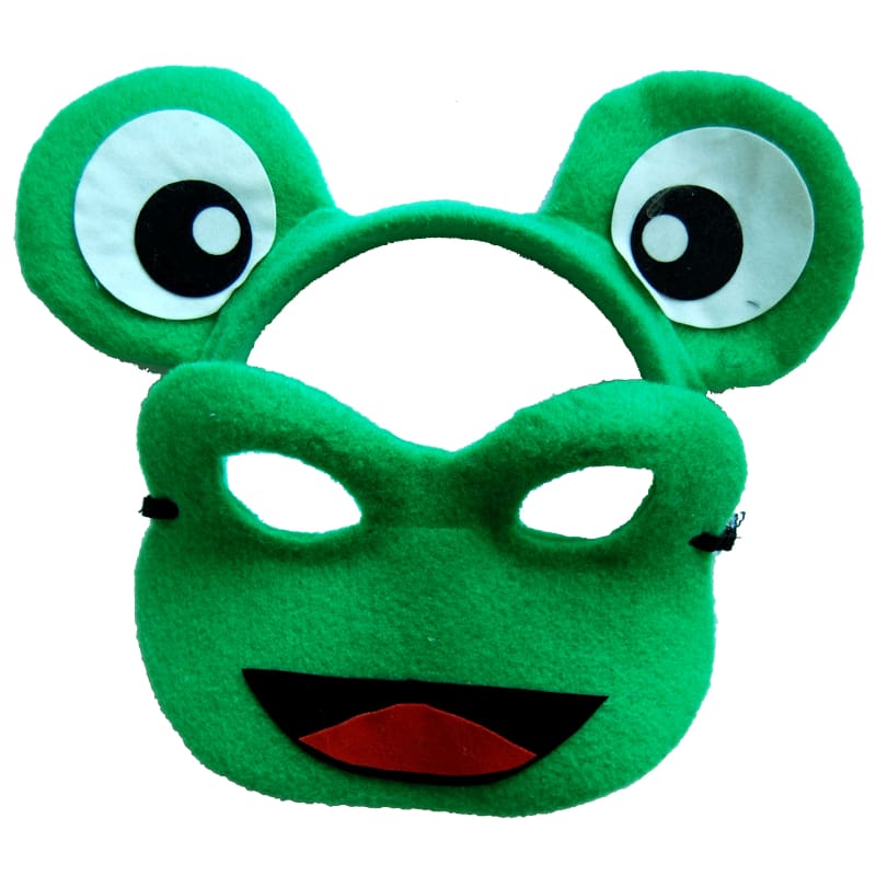 Mask and Headband Frog Green