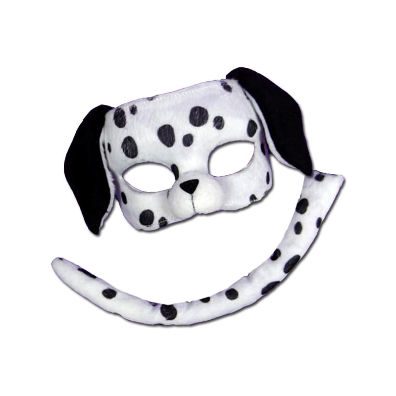 Mask And Tail Dog Dalmation Deluxe