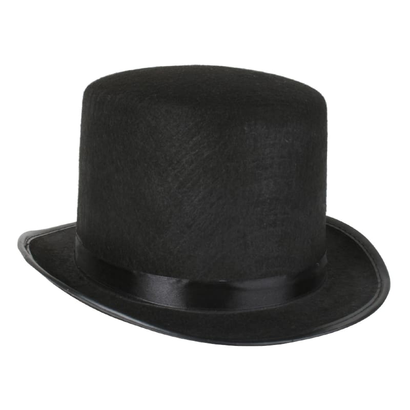 Top Hat Black Feltex 15cm Height
