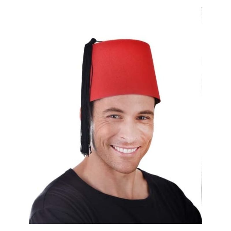 Hat Fez Red