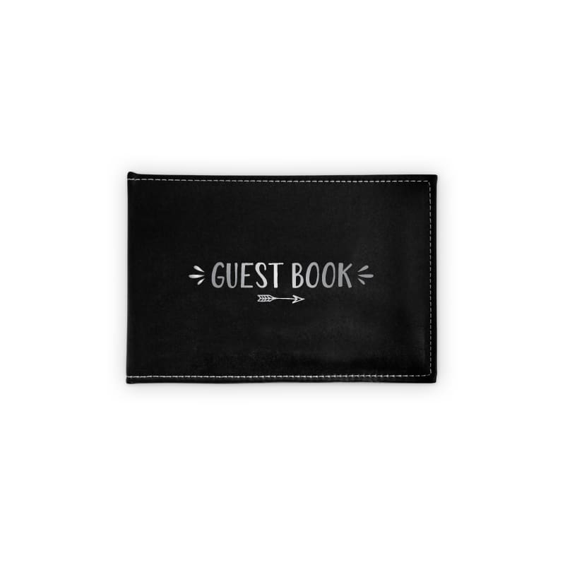 Guest Book Plain Black