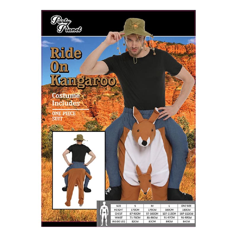 Costume Adult Piggy Back Kangaroo