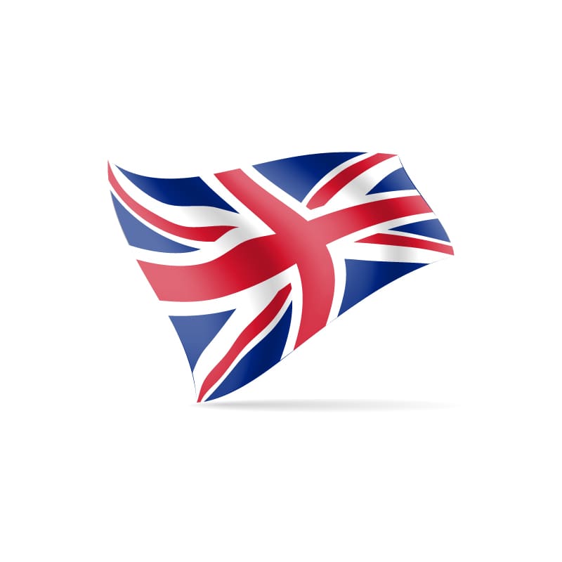 Desk Flag UK 10cm x 15cm