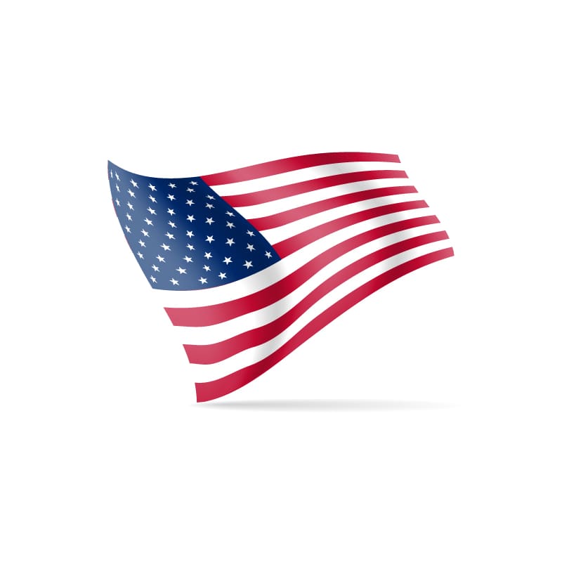 Desk Flag USA 10cm x 15cm