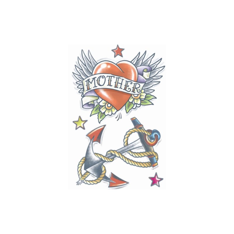 Tattoo Heart & Anchor Vintage