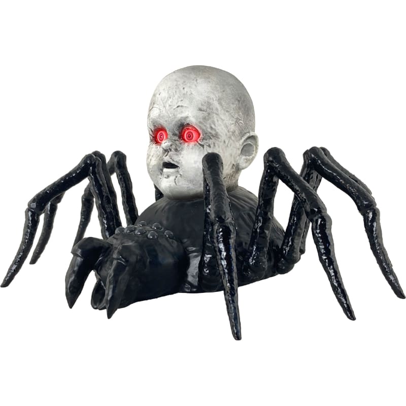 Prop Animated Crawling Spider Skull DNR