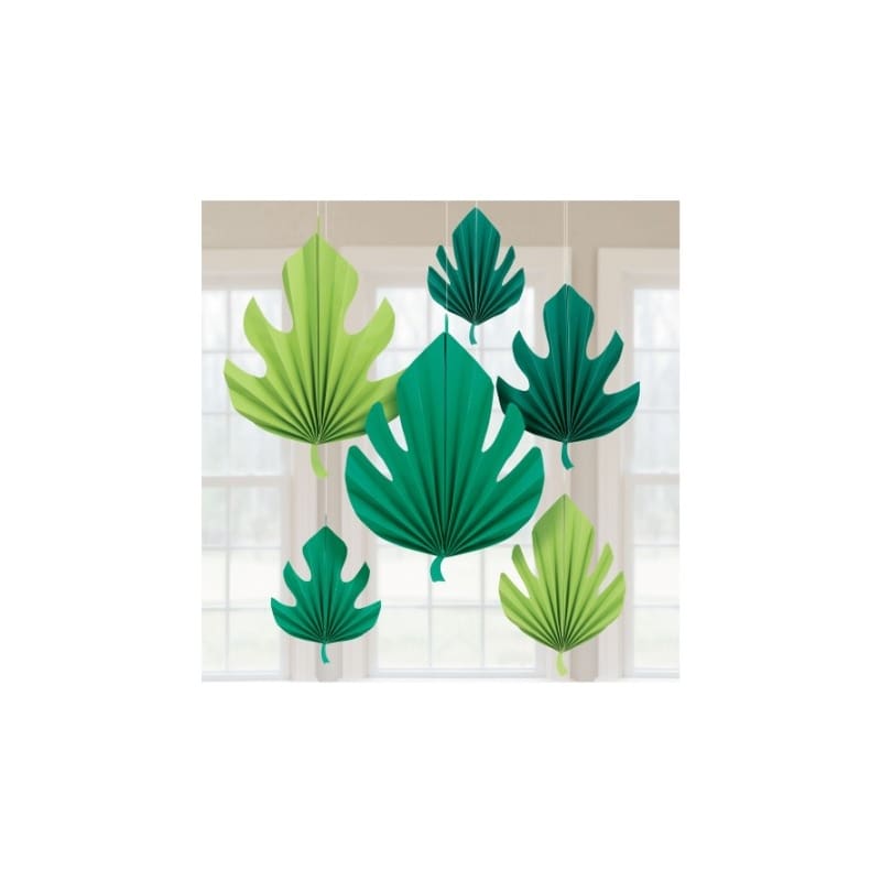 Hanging Decoration Palm Leaf Pk6 DNR