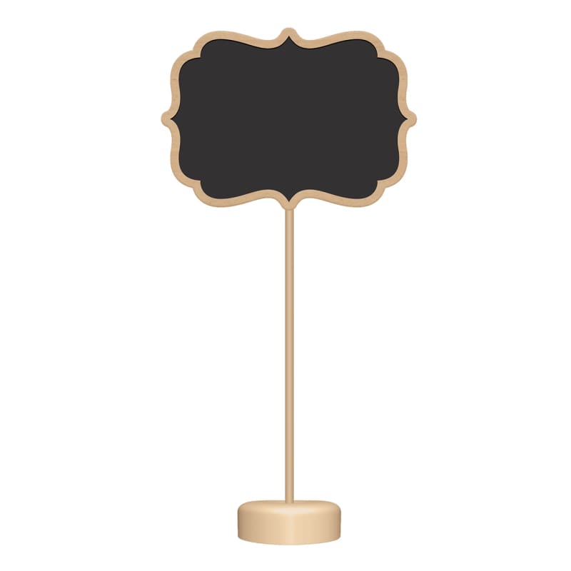 Chalk Board Sign 9cm x 16cm Pk4