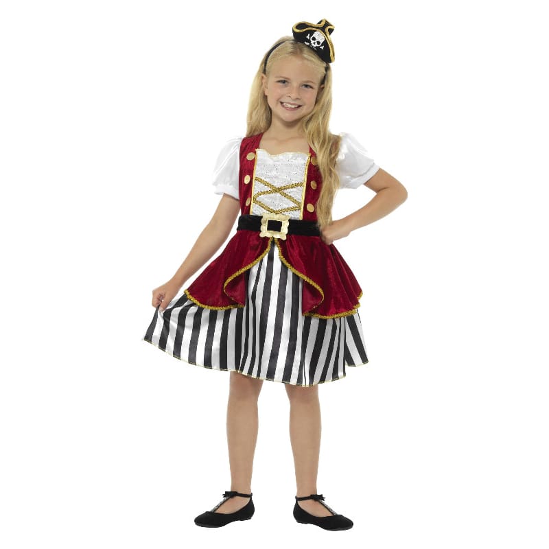 Costume Child Pirate Girl Deluxe M