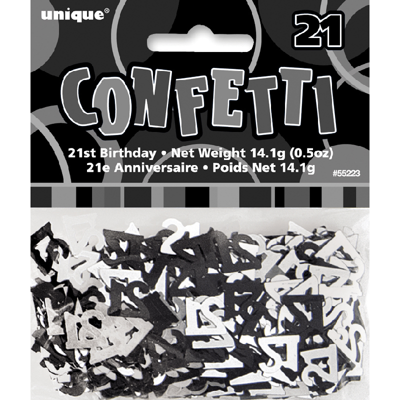 Confetti 21 Black NLA