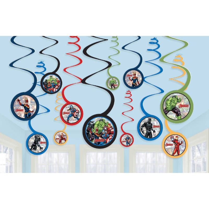Hanging Swirls Avengers Epic Pk12