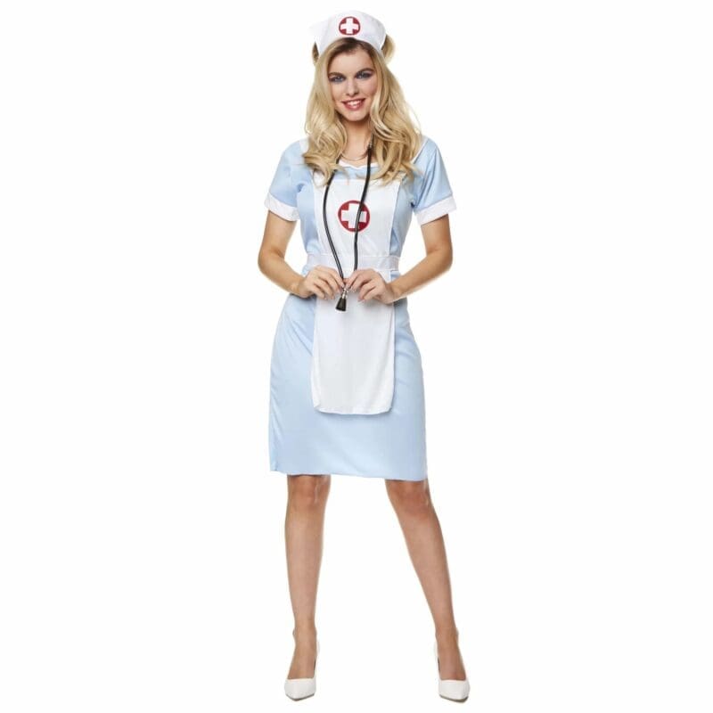 Costume Adult Nurse Light Blue M NLA