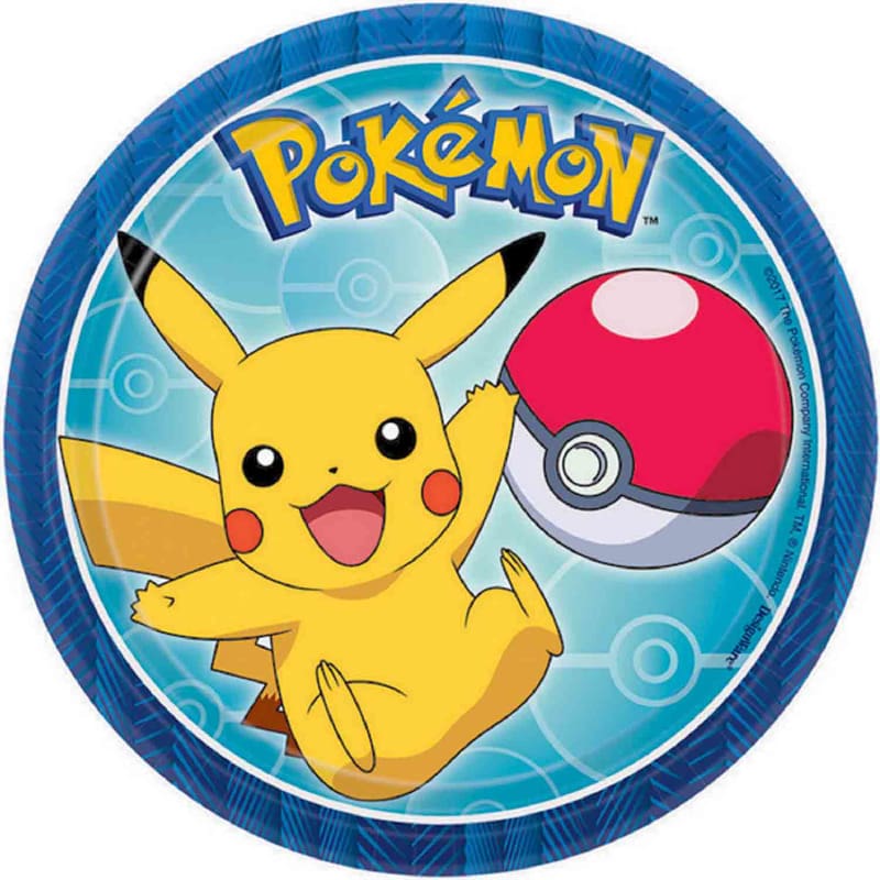 Pokemon Lunch Plates Pk8