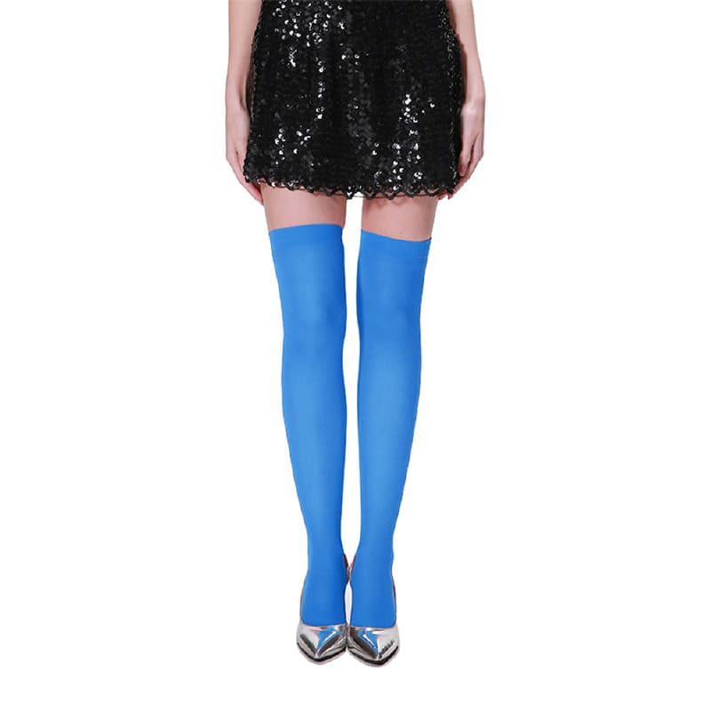 Tights Knee Highs Blue
