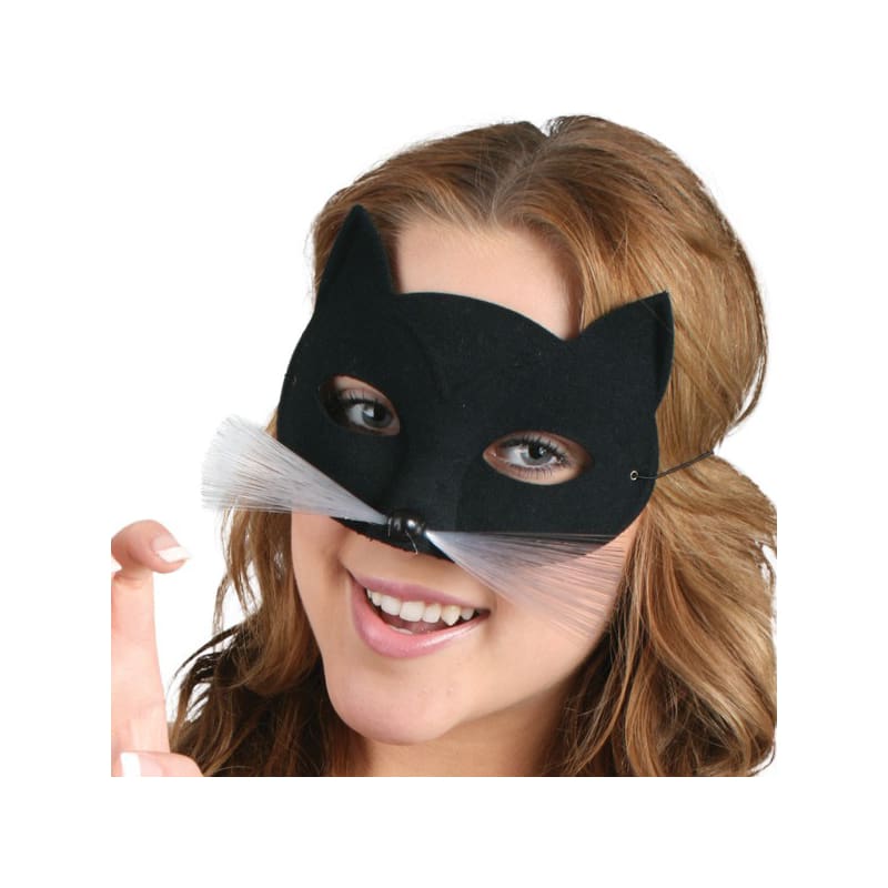 Mask Tabby Cat Black