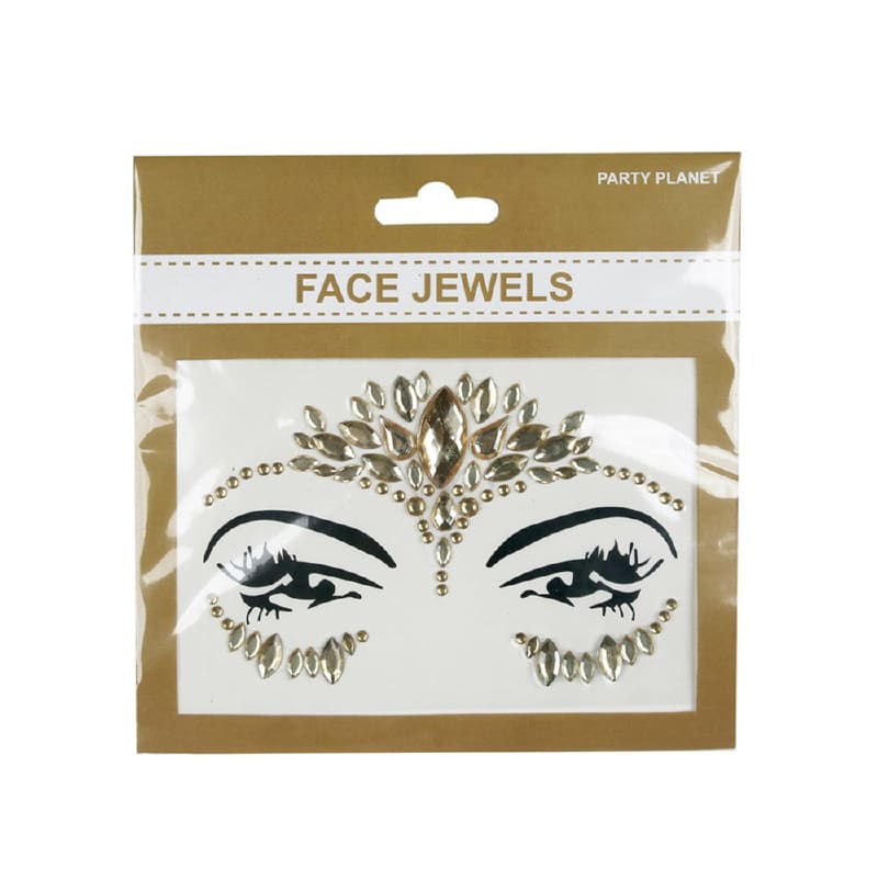 Face Jewels Gold