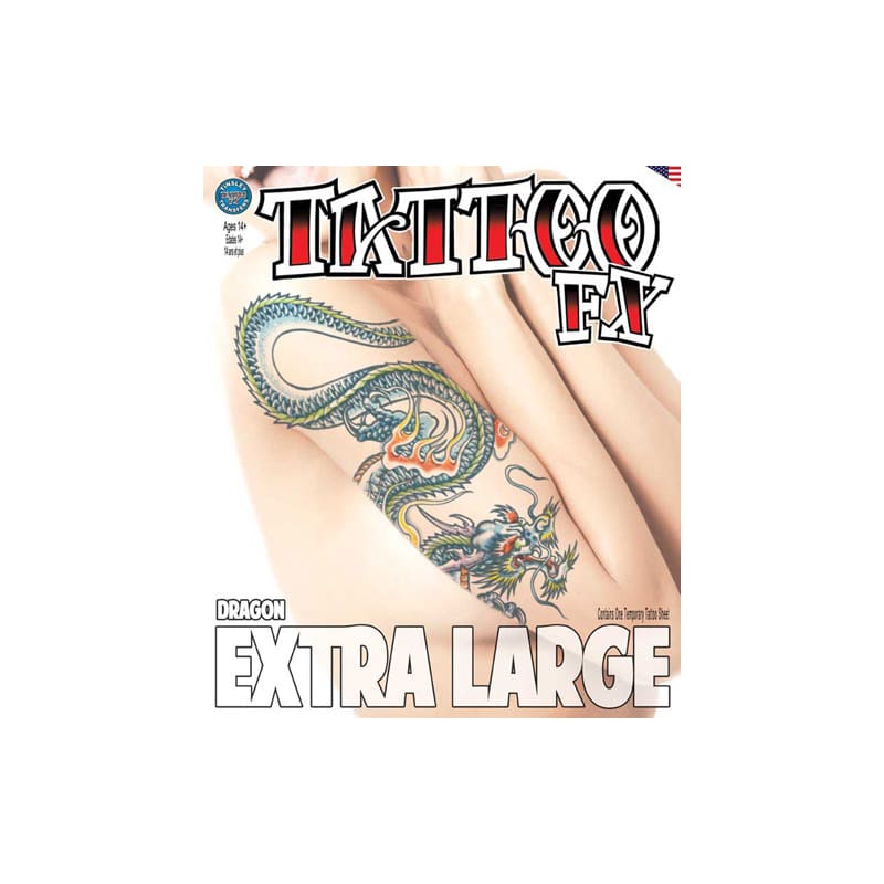 Tattoo Dragon Extra Large