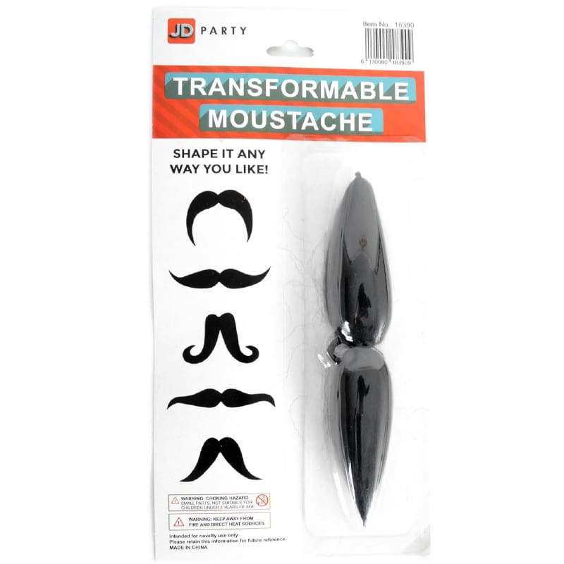 Moustache 6 Way Transformable Black