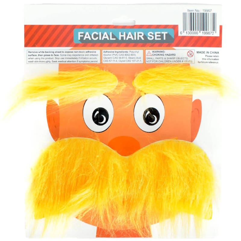 Moustache and Eyebrows The Lorax