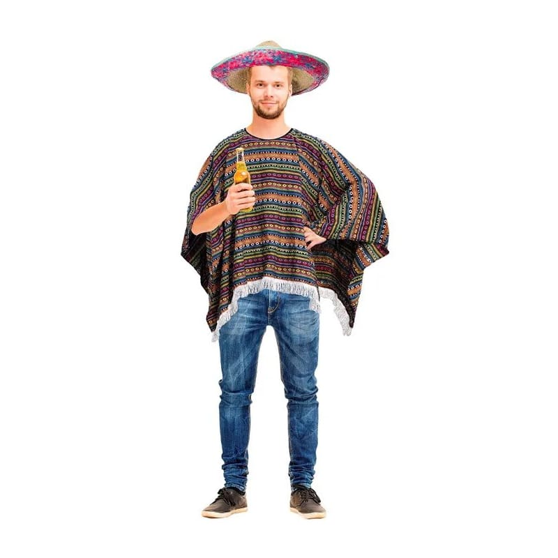 Costume Adult Poncho Dark