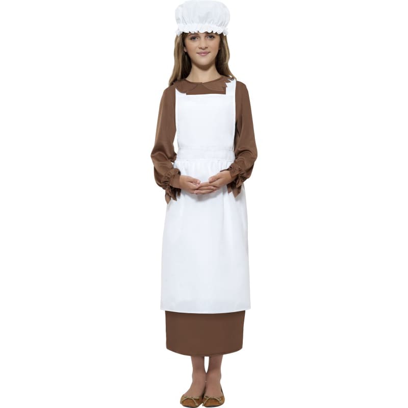 Dress Up Kit Child Victorian Apron Cap