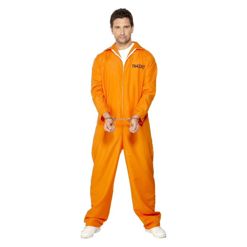 Costume Adult Prisoner Orange M