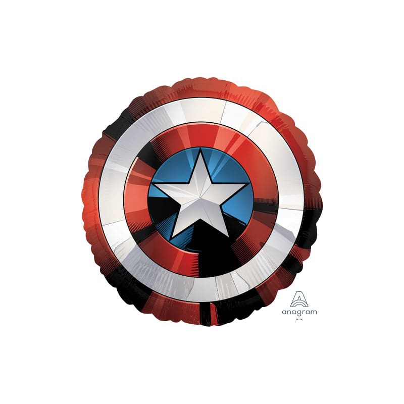 Foil Shape Captain America Shield