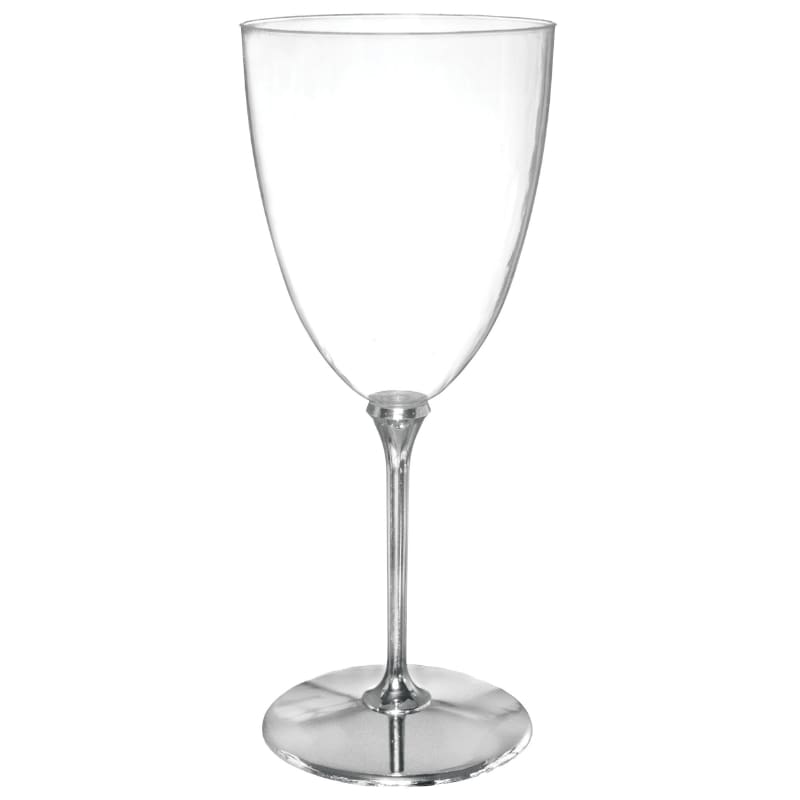 Wine Goblet Premium Silver Stem Pk8