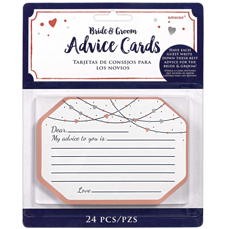 Bride to Be Advice Cards Pk24 NLA