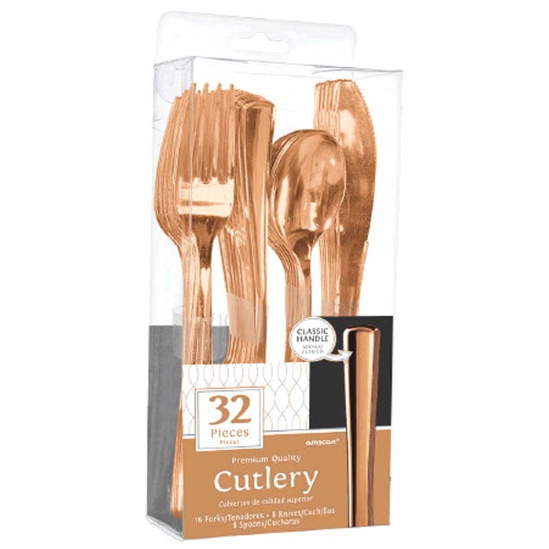 Cutlery Set Premium Rose Gold Pk32