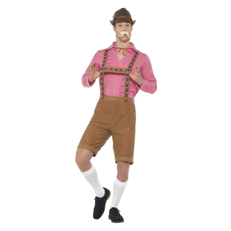 Costume Adult Bavarian Man Red M