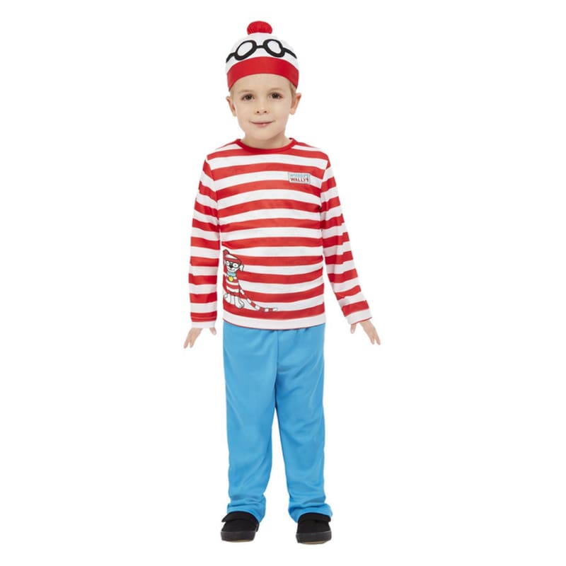 Costume Child Toddler Wheres Wally T1