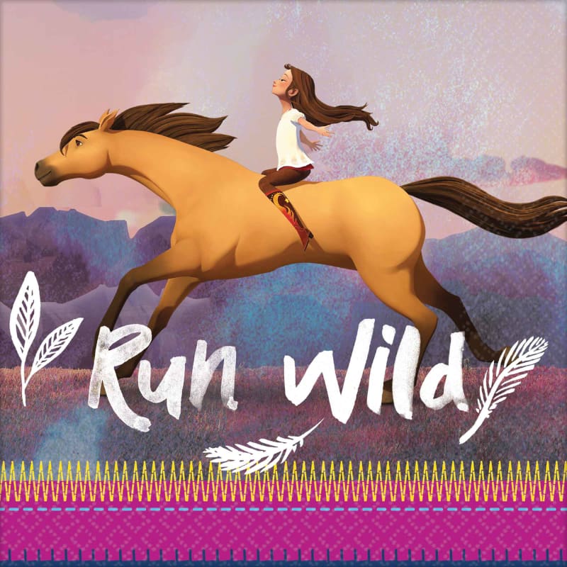 Spirit Ride Horses Lunch Napkins Pk16