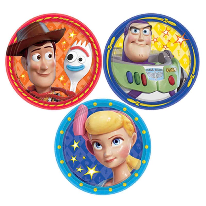 Toy Story 4 Plate Lunch Asst Designs Pk8