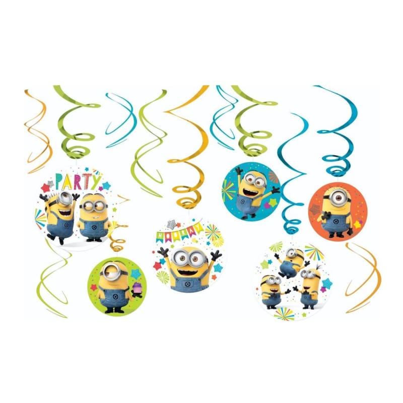 Hanging Swirls Minions Despicable Me P12
