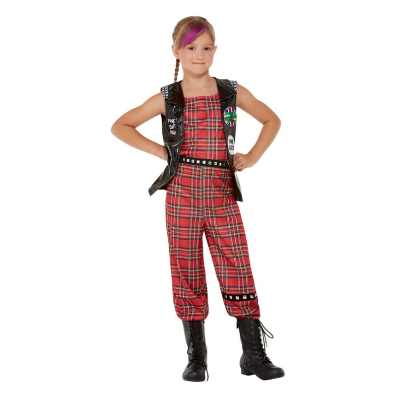 Costume Child Punk Rocker Girl M DNR