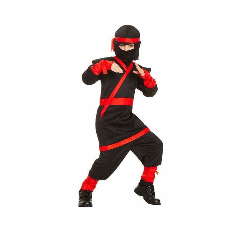 Costume Child Ninja Black Red M