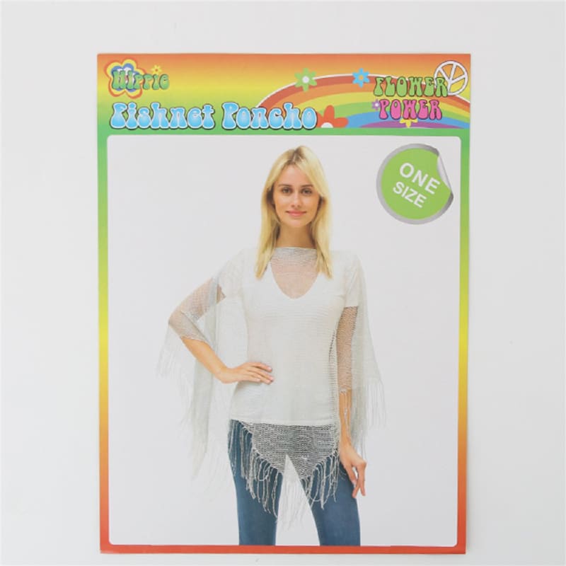 Fishnet Poncho Gold