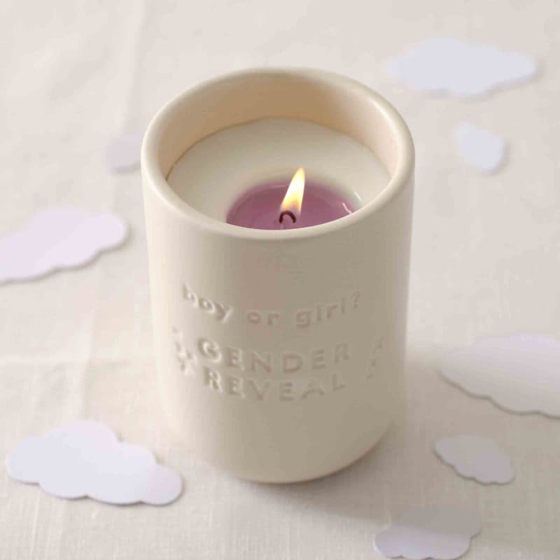Candle Gender Reveal Pink