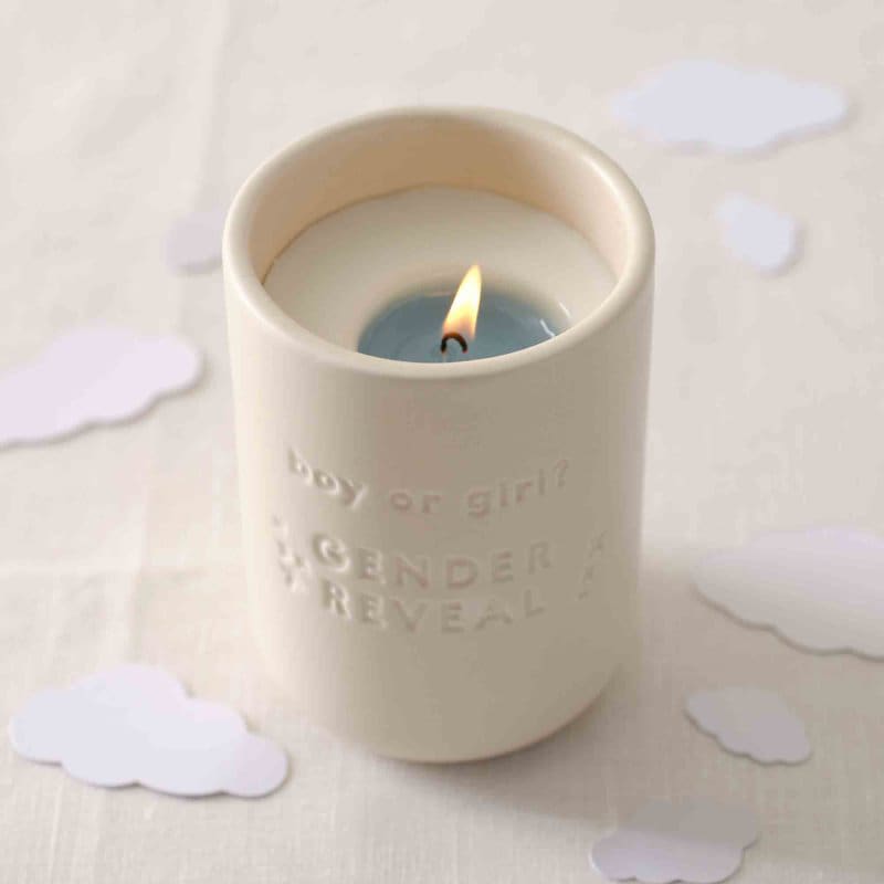Candle Gender Reveal Blue